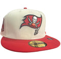 Tampa Bay Buccaneers 59Fifty 40 Seasons Cream Fitted Hat  7 1/2