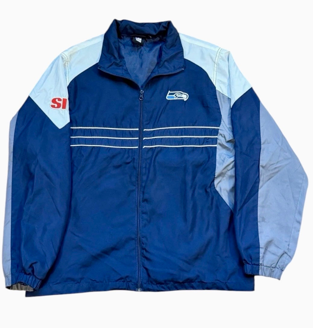 Seattle Seahawks Sports Illustrated Lightweight Mens Zip Up Windbreaker
