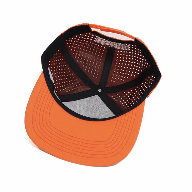 Tampa Bay Upside Down Triple Logo Split Panel Performance Snapback Hat