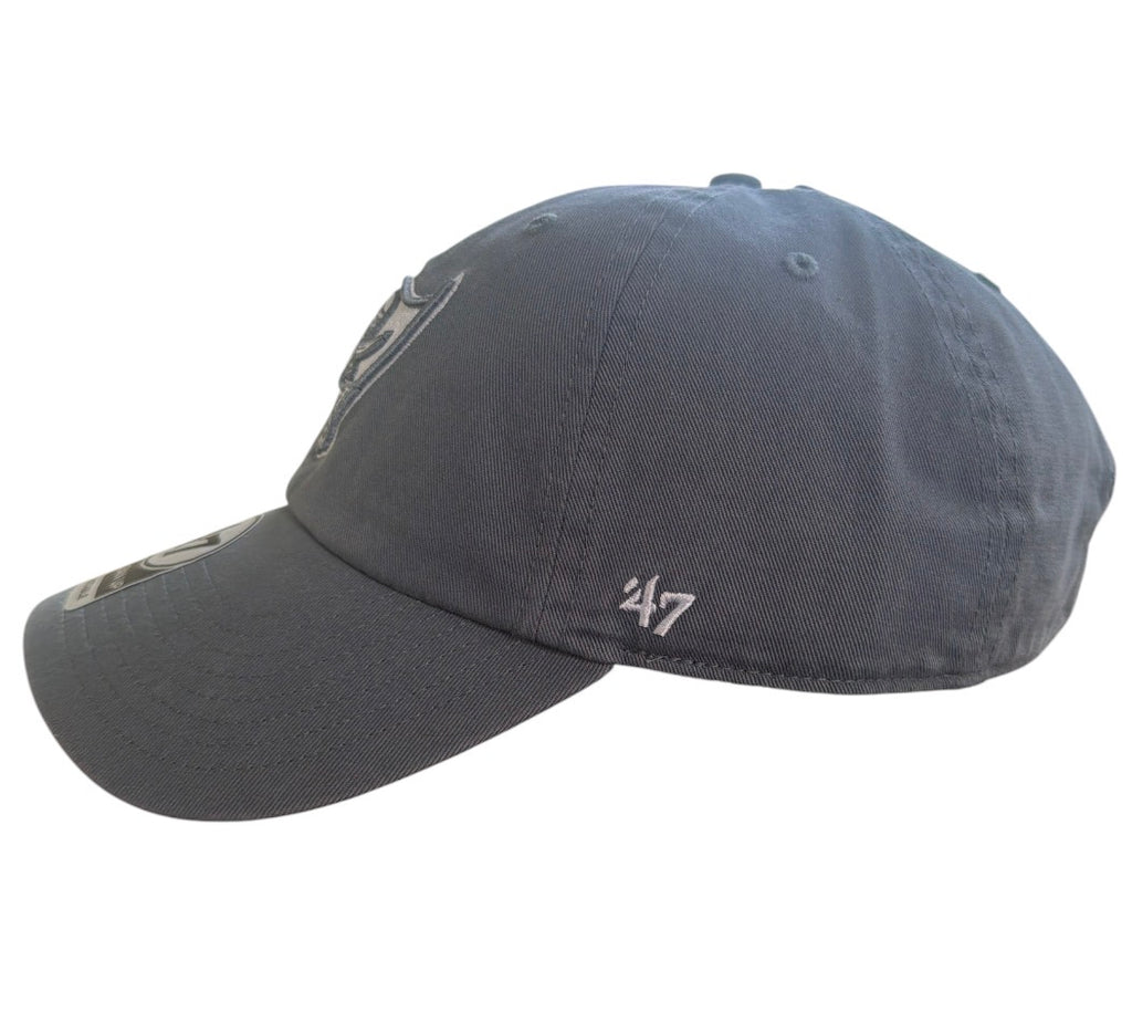 Tampa Bay Buccaneers '47 Clean Up Dark Grey Tonal Adjustable Hat
