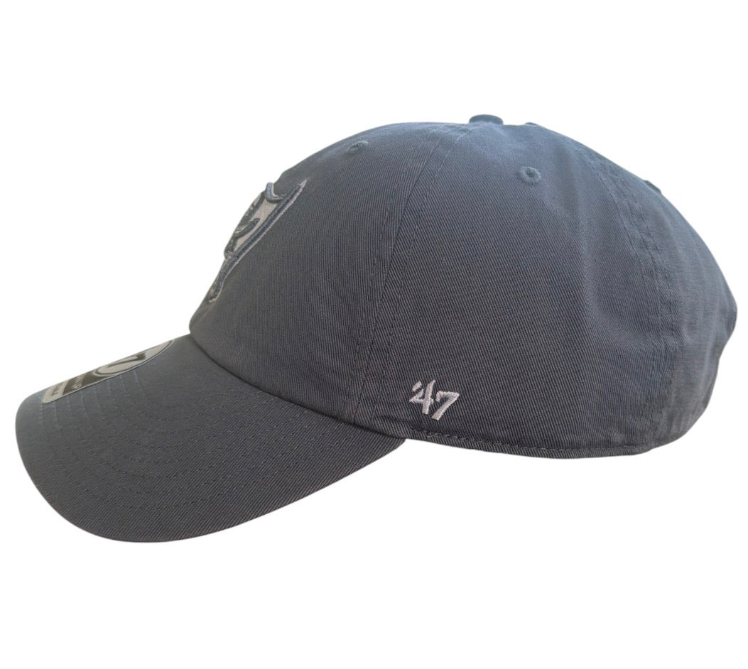 Tampa Bay Buccaneers '47 Clean Up Dark Grey Tonal Adjustable Hat