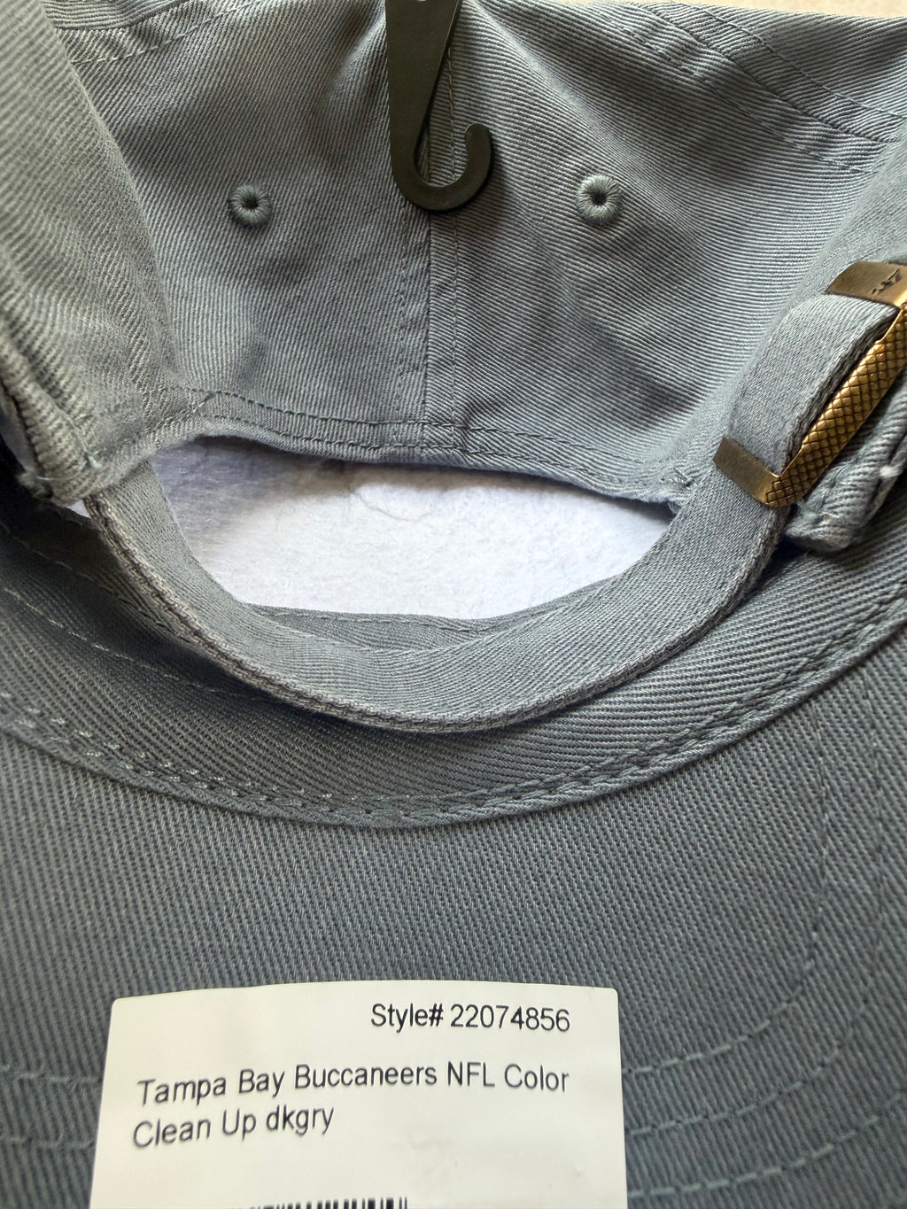 Tampa Bay Buccaneers '47 Clean Up Dark Grey Tonal Adjustable Hat