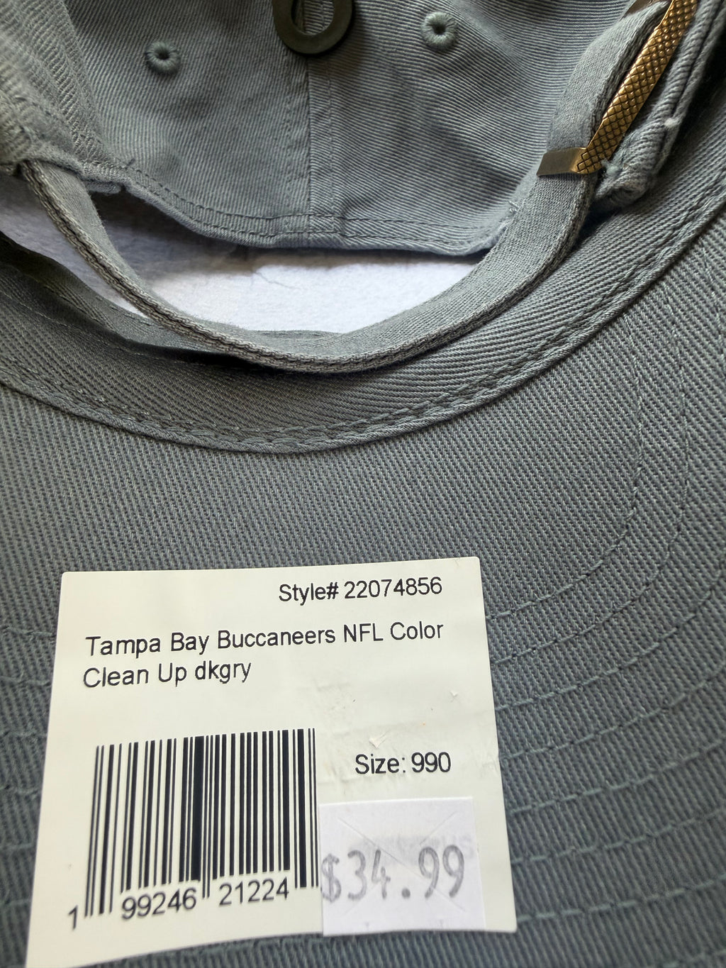 Tampa Bay Buccaneers '47 Clean Up Dark Grey Tonal Adjustable Hat