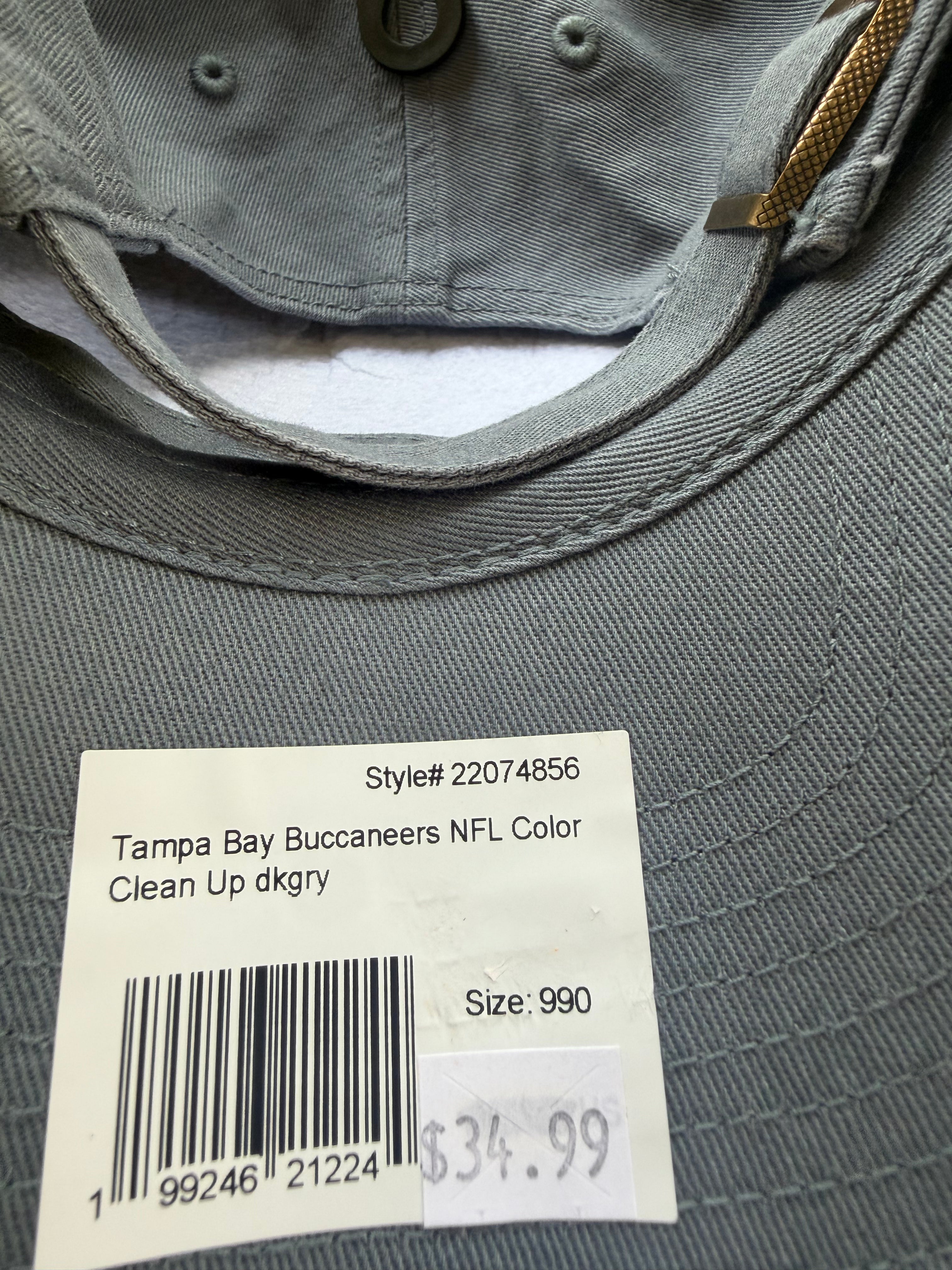 Tampa Bay Buccaneers '47 Clean Up Dark Grey Tonal Adjustable Hat