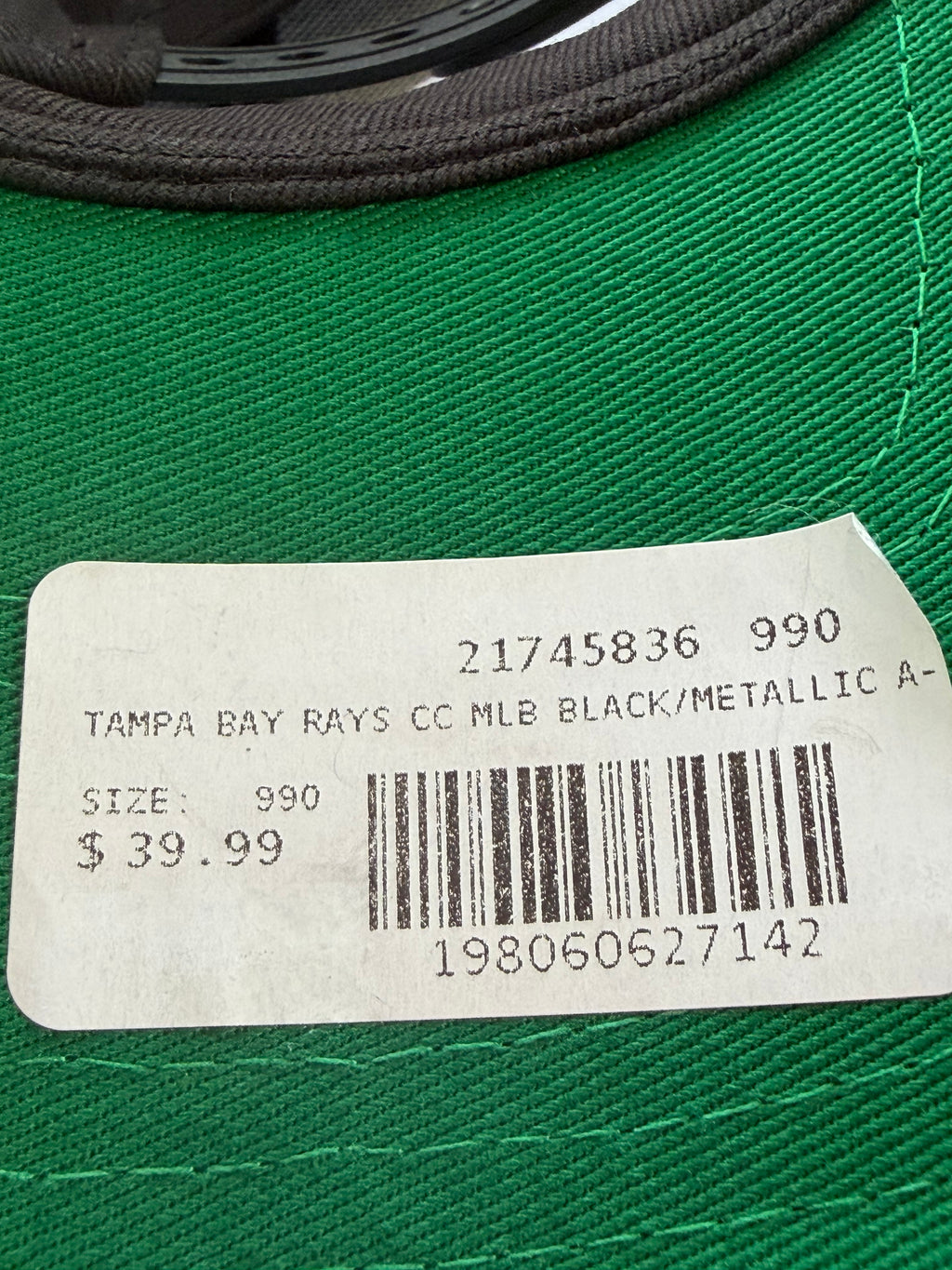 Tampa Bay Rays Aqua 25yr Sidepatch New Era 9Forty A-Frame Snapback Hat