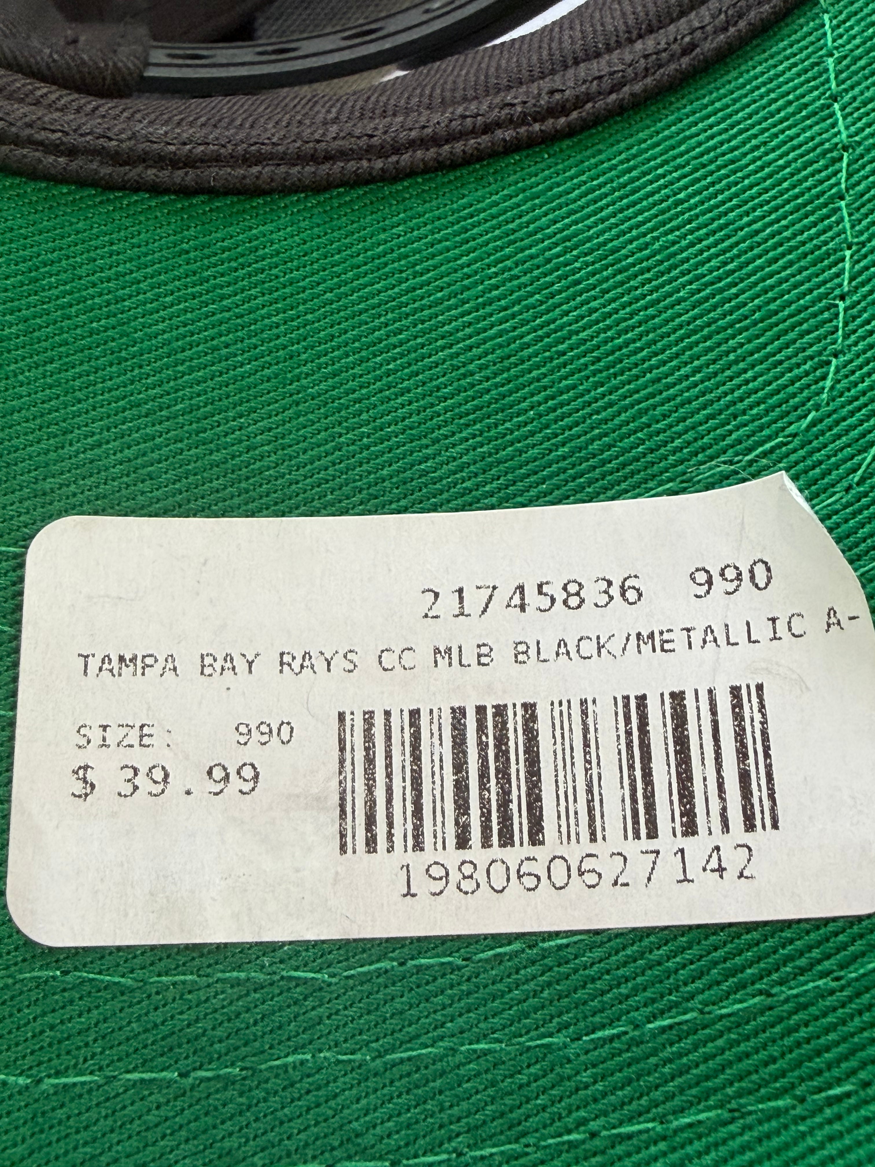 Tampa Bay Rays Aqua 25yr Sidepatch New Era 9Forty A-Frame Snapback Hat