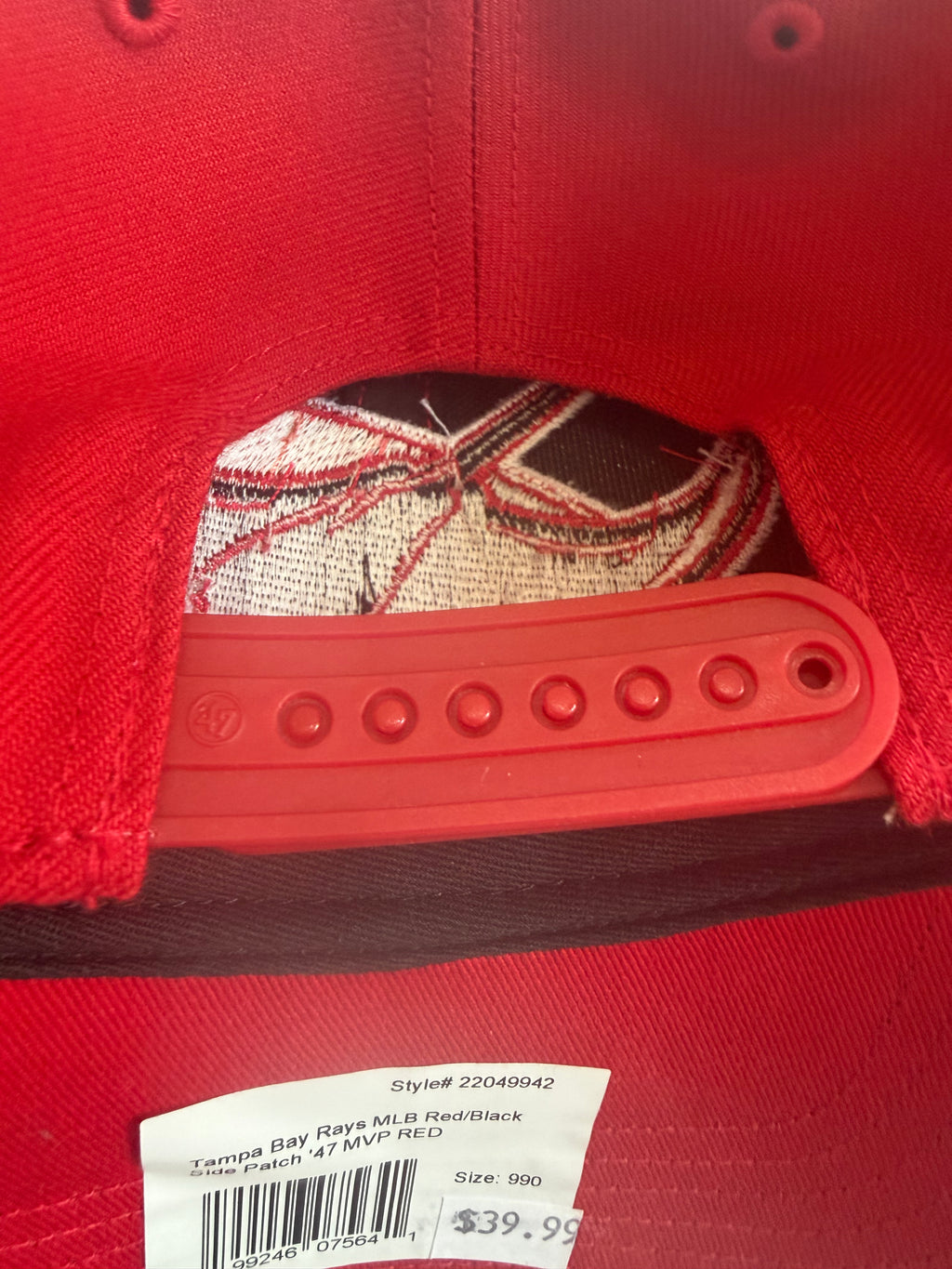 Tampa Bay Rays Red Out '47 Brand Snapback Hat