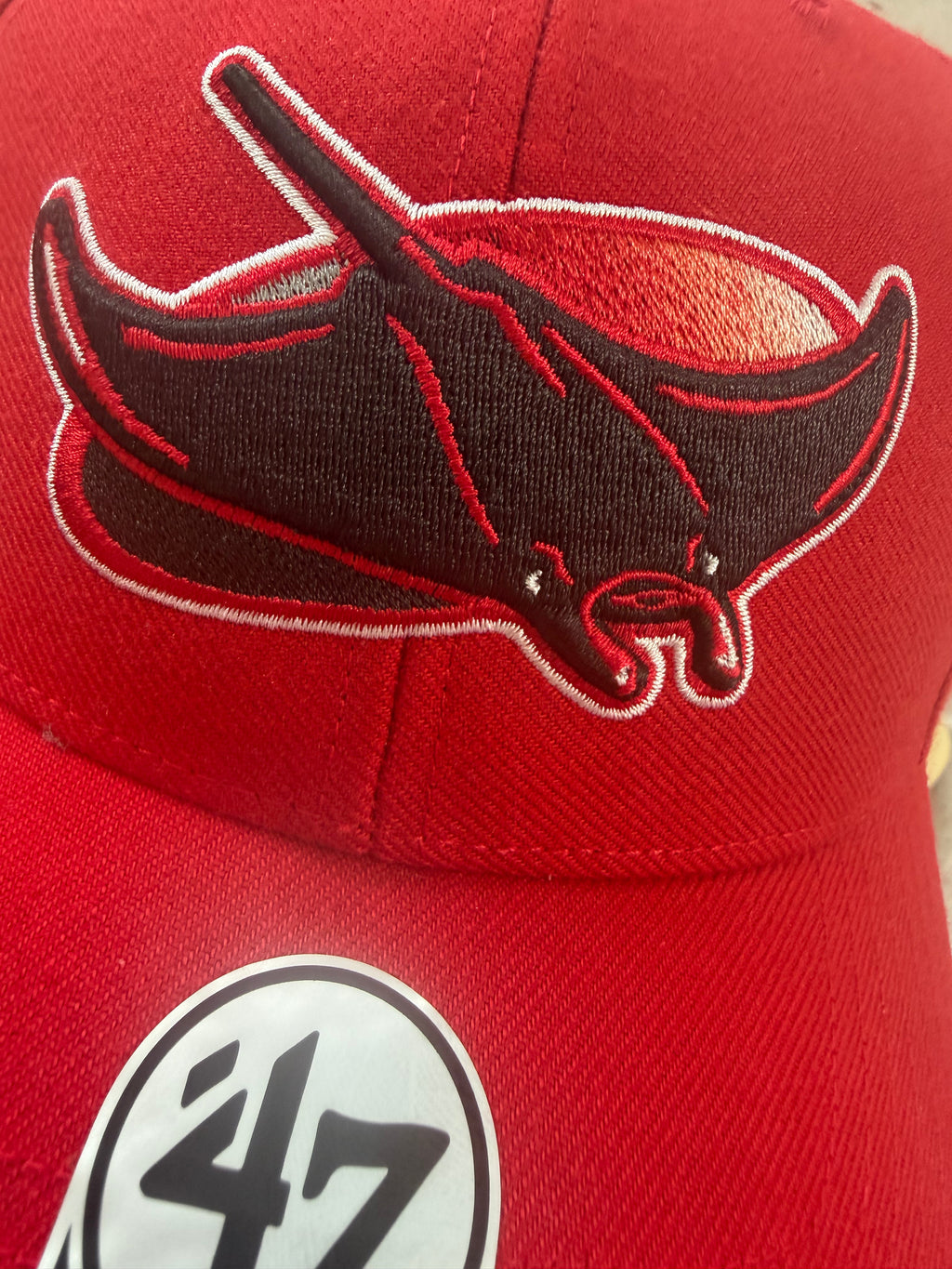 Tampa Bay Rays Red Out '47 Brand Snapback Hat