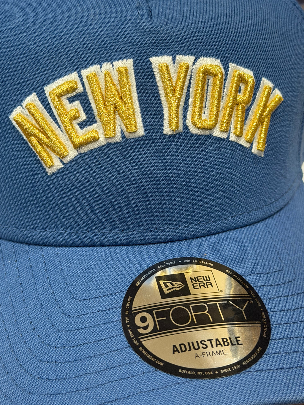 New York Yankees New Era 9Forty A-Frame World Series Snapback Hat