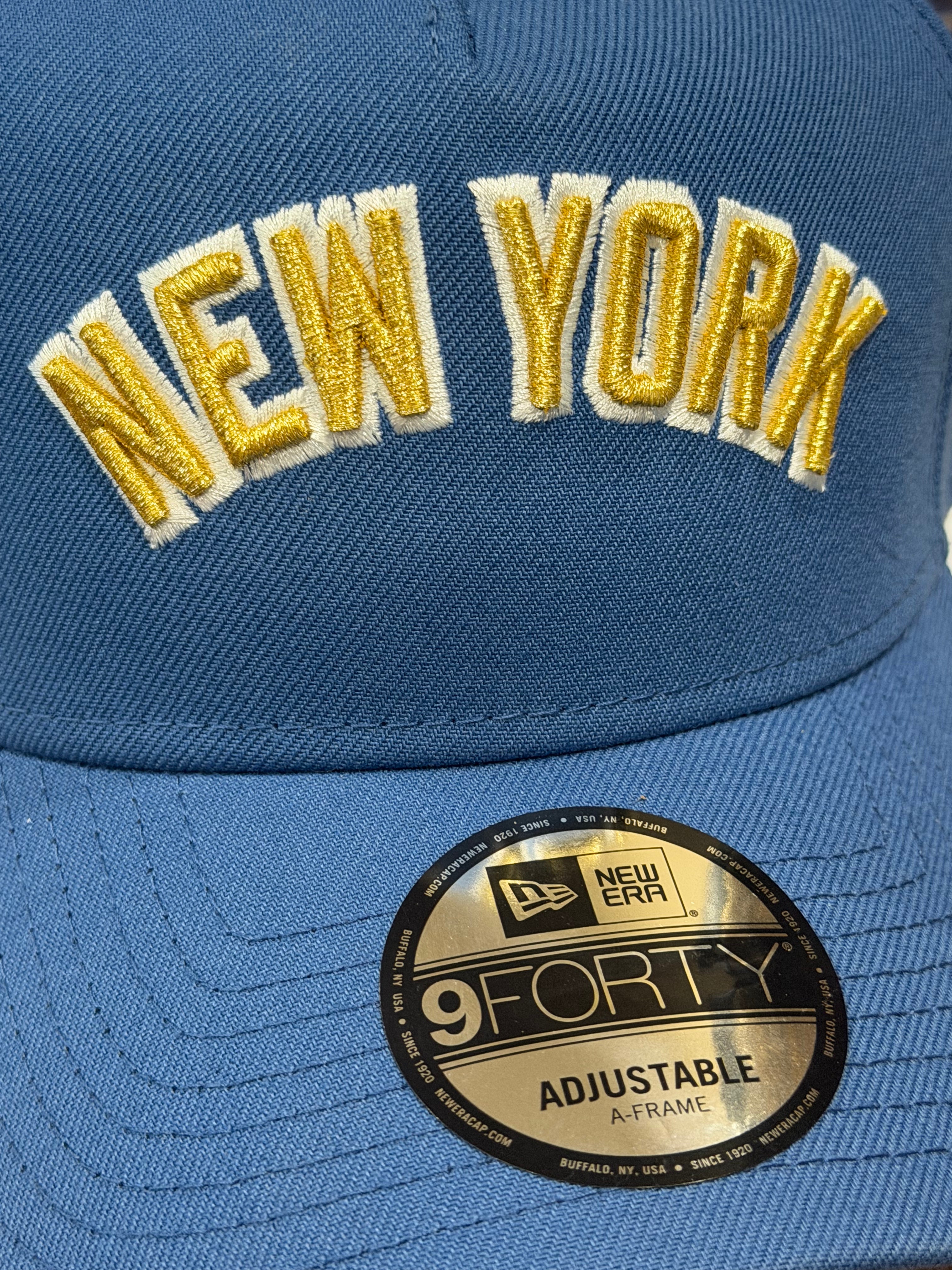 New York Yankees New Era 9Forty A-Frame World Series Snapback Hat