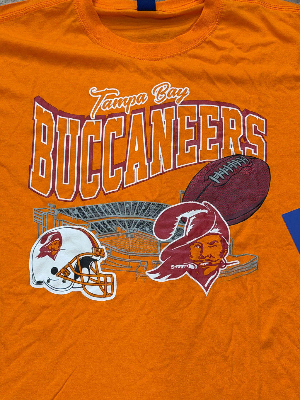 Tampa Bay Buccaneers Vintage Style Mens T-shirt