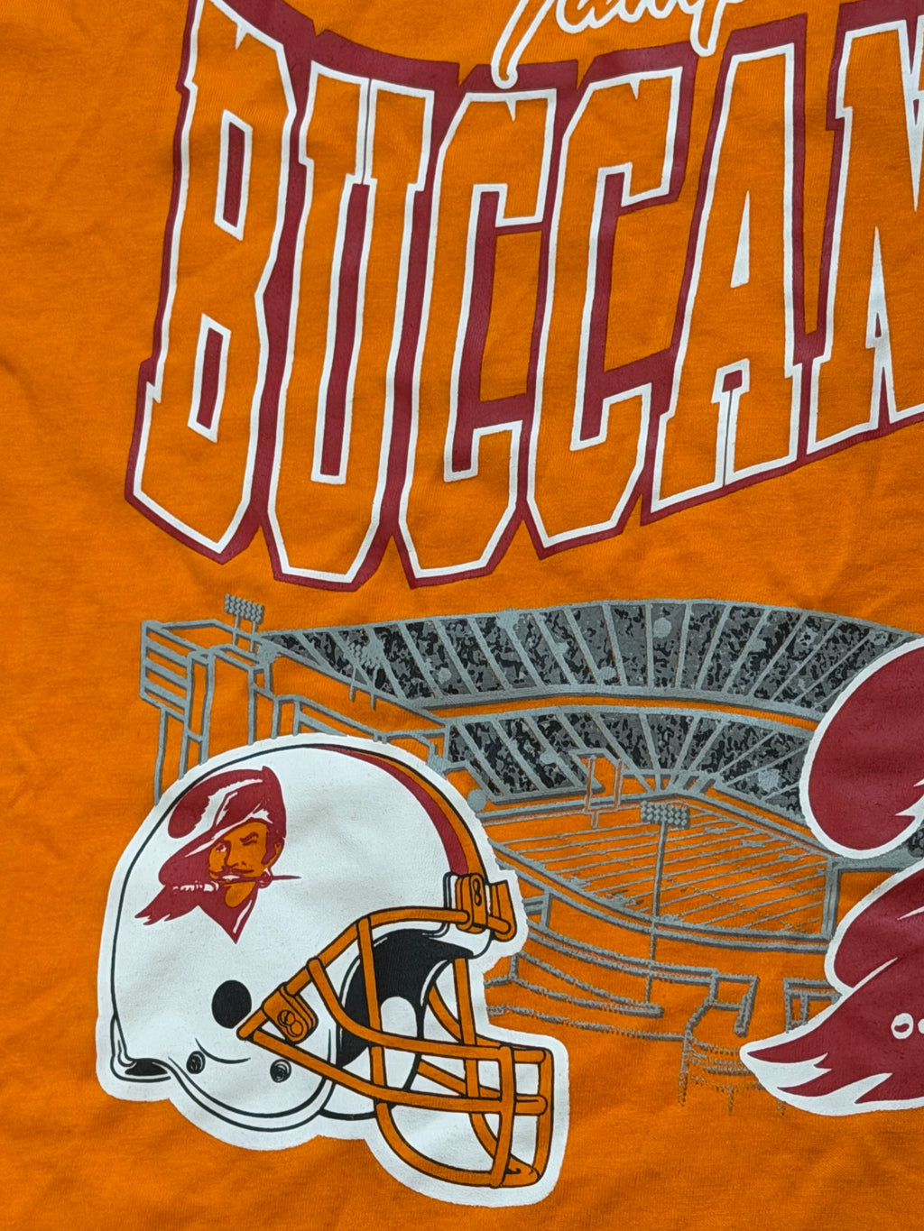 Tampa Bay Buccaneers Vintage Style Mens T-shirt