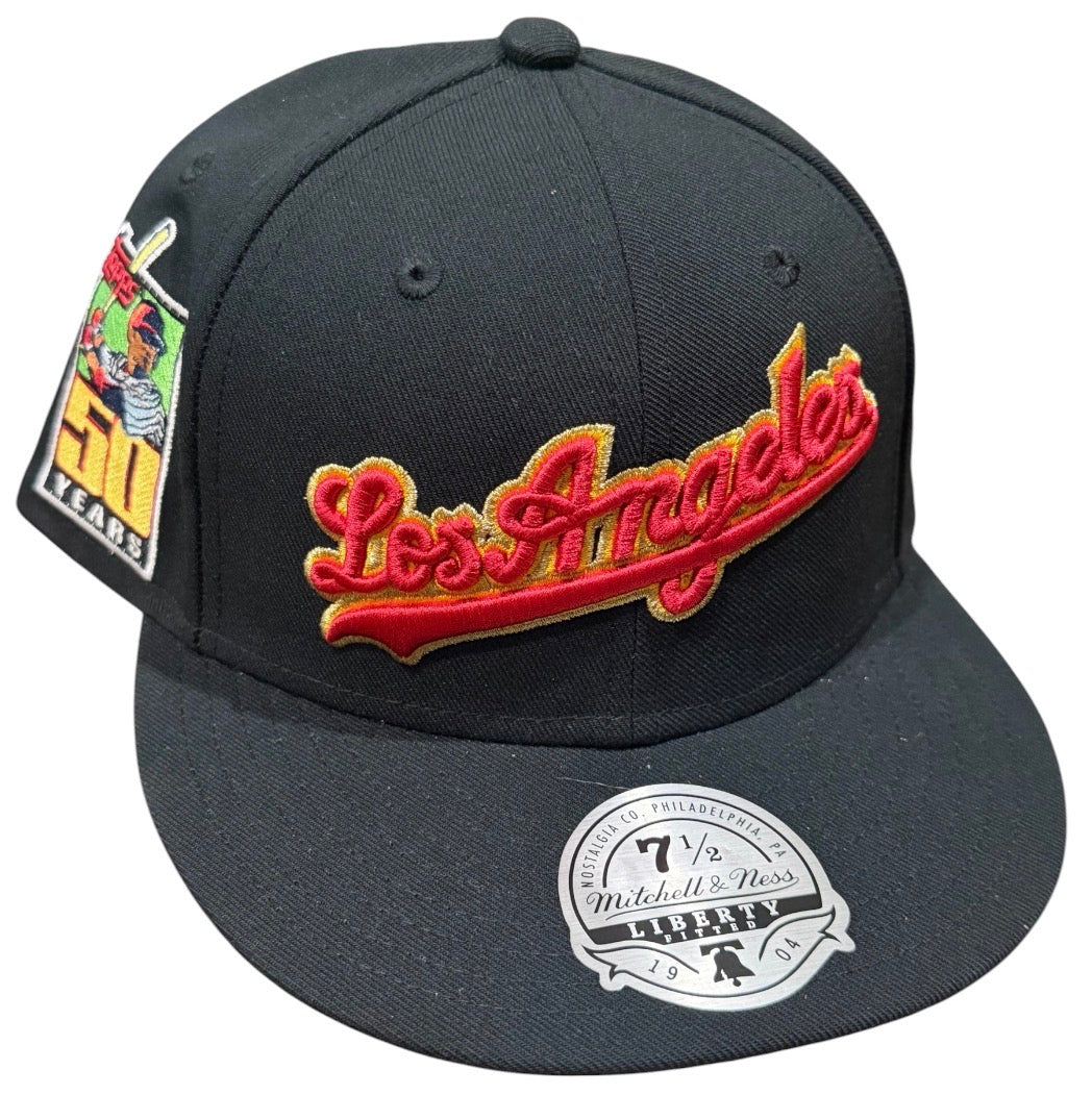 Los Angeles Dodgers Mitchell & Ness x Topps Baseball Fitted Hat