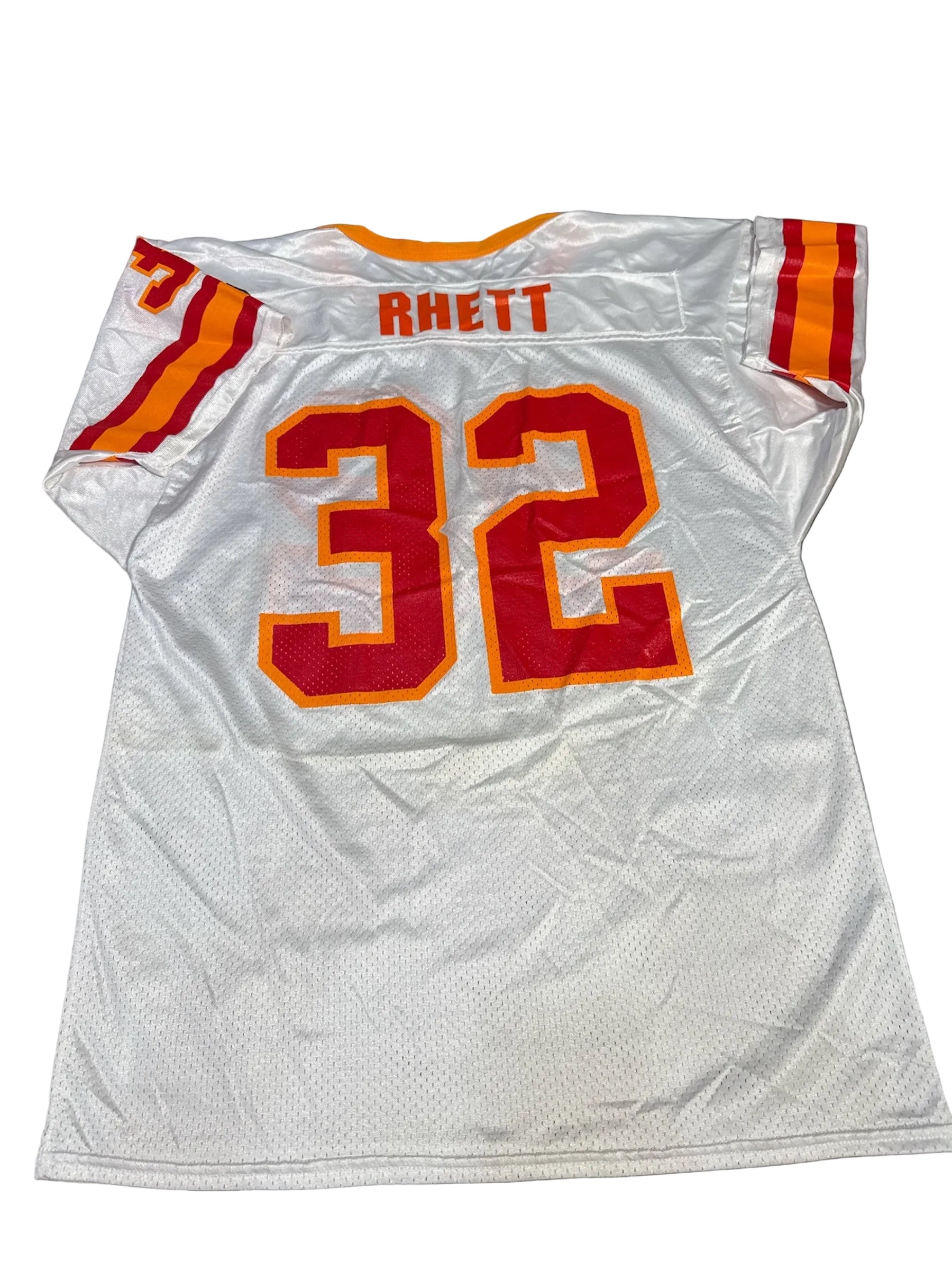 Deadstock Tampa Bay Buccaneers Authentic True Vintage Mesh Wilson Jersey Eric Rhett