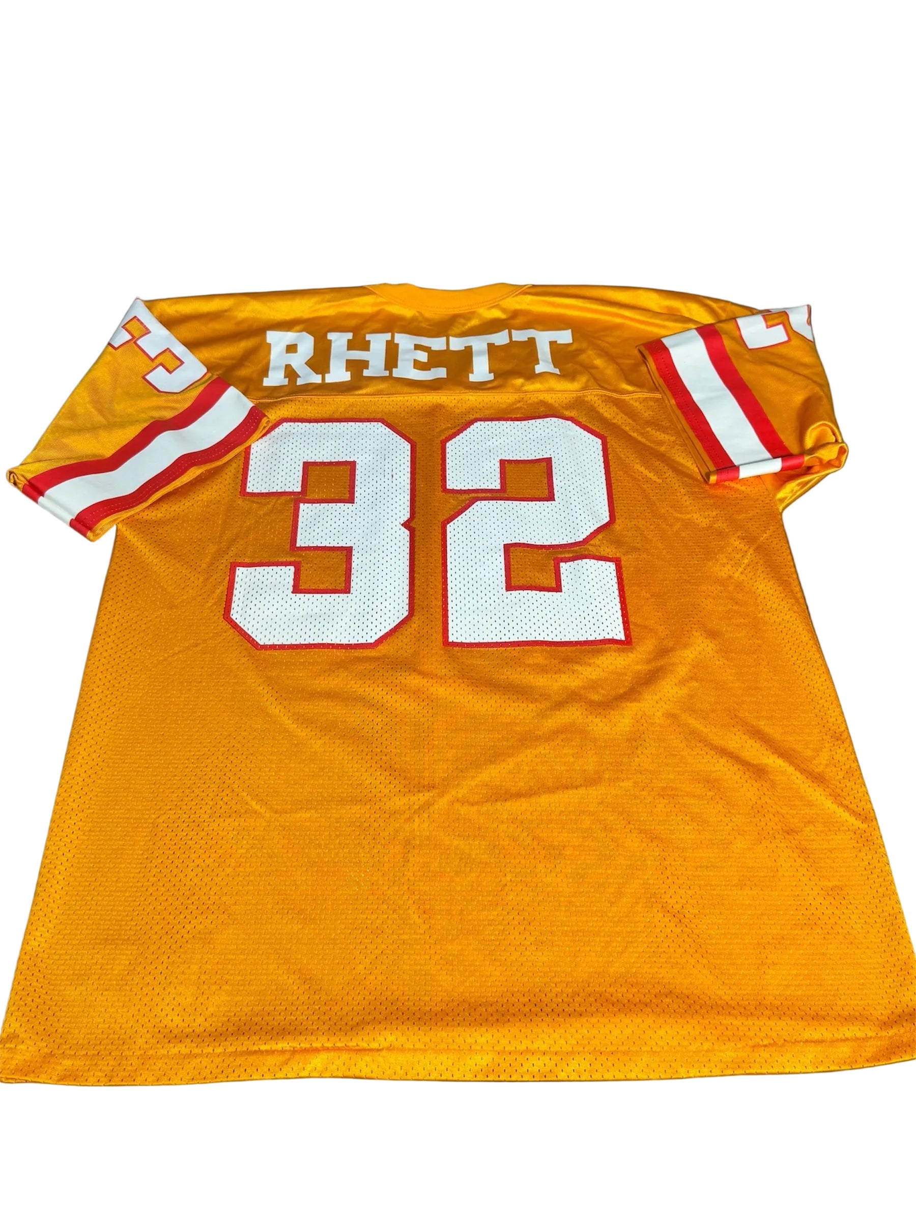 Tampa Bay Buccaneers Logo Athletic Mens Mesh Vintage Eric Rhett Jersey