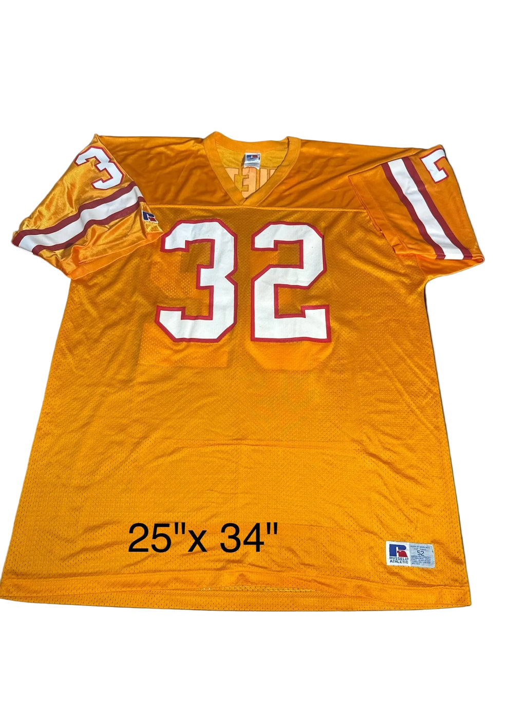 Tampa Bay Buccaneers True Authentic Vintage Creamsicle Mesh Rawlings Jersey