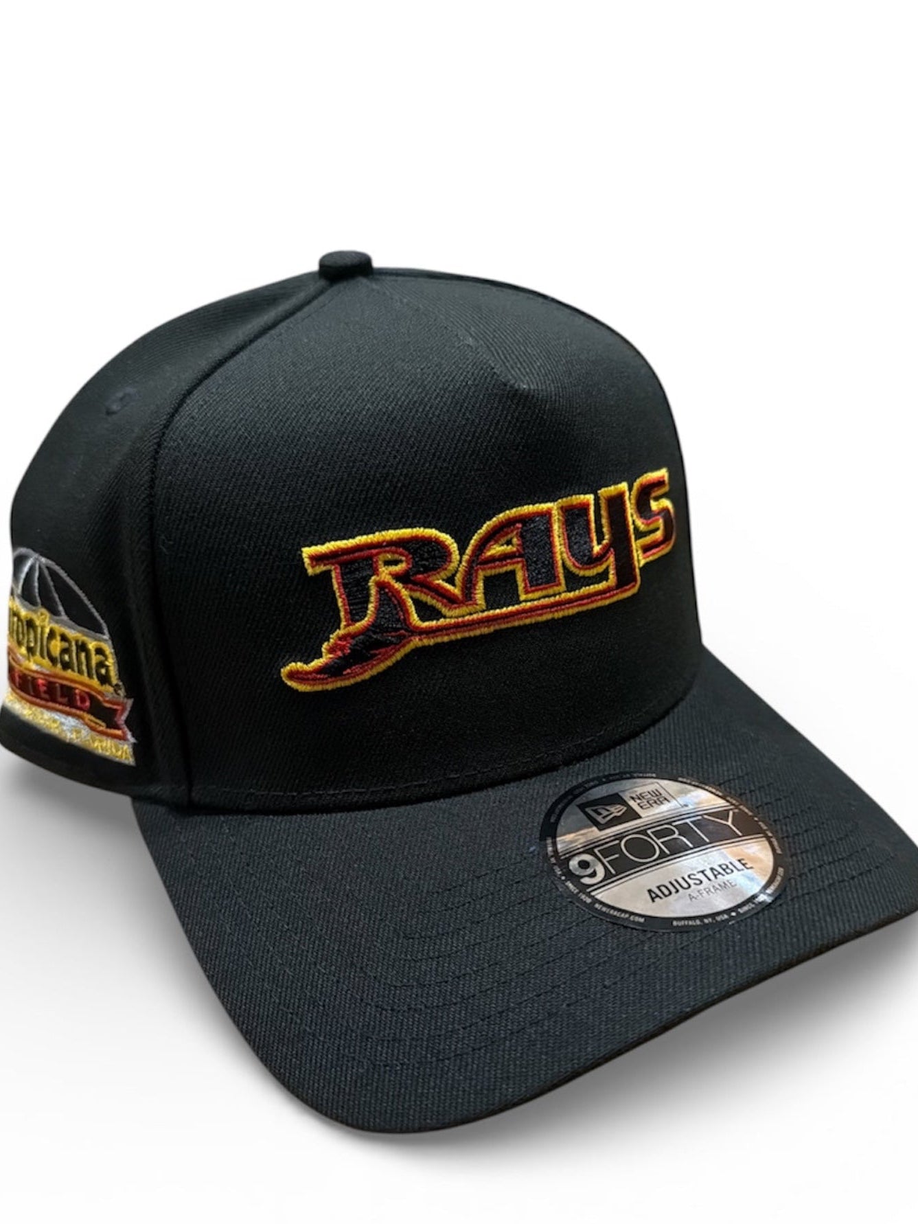 Tampa Bay Rays New Era 9Forty A-Frame Snapback Hat Trop Side Patch