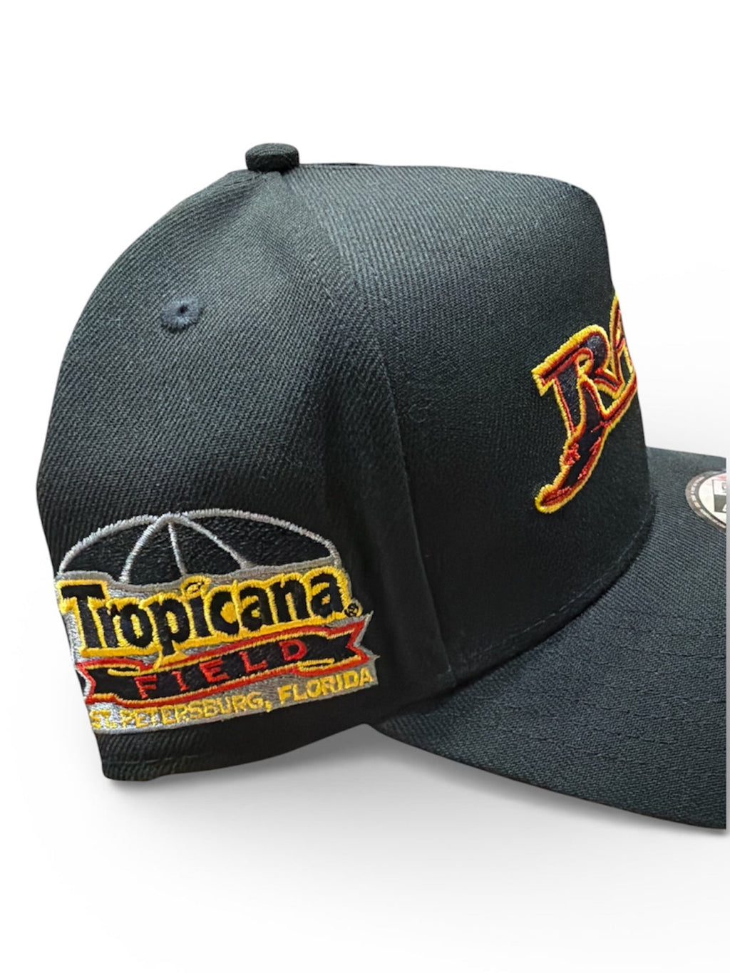 Tampa Bay Rays New Era 9Forty A-Frame Snapback Hat Trop Side Patch