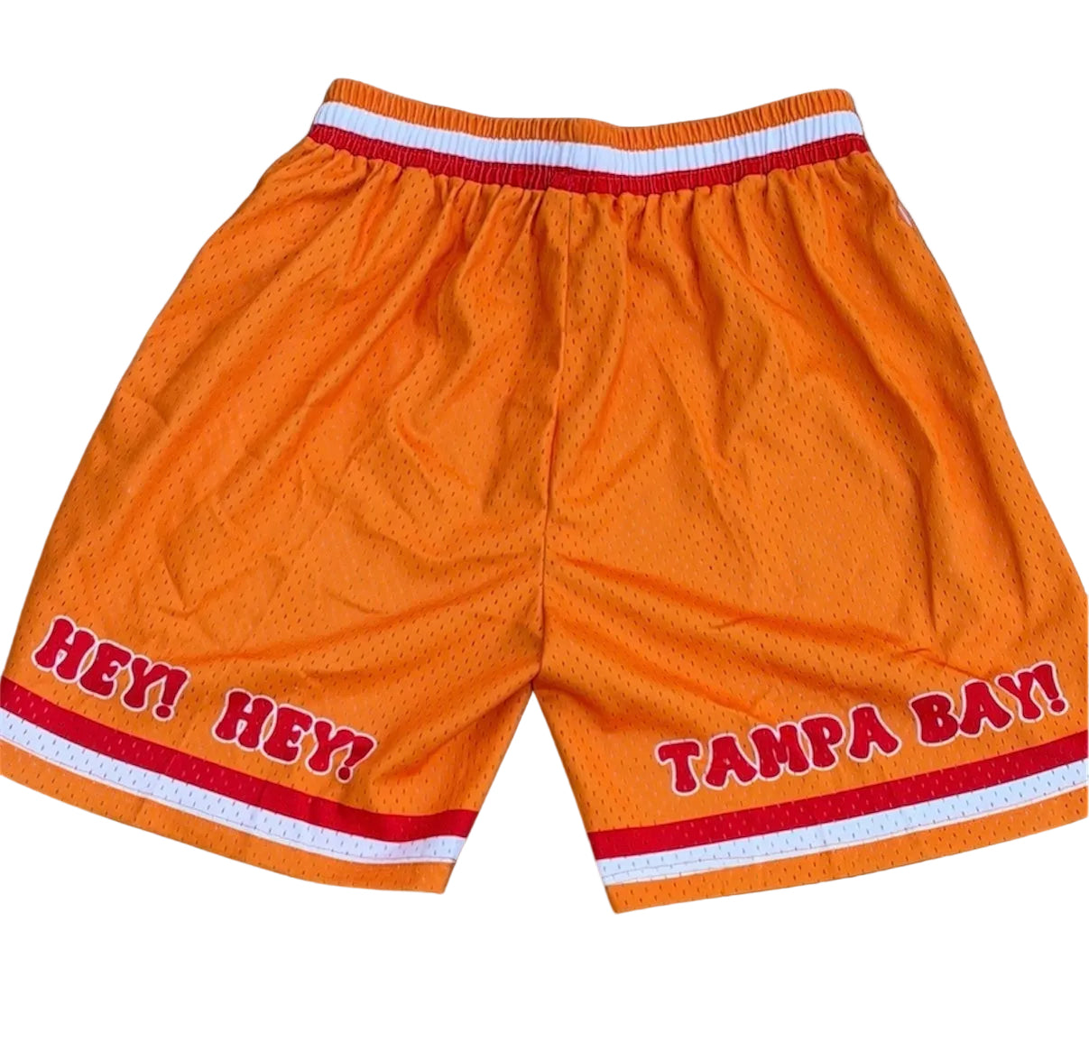 Tampa Bay Custom Mesh Creamsicle Retro Buccaneers Themed Mens Shorts