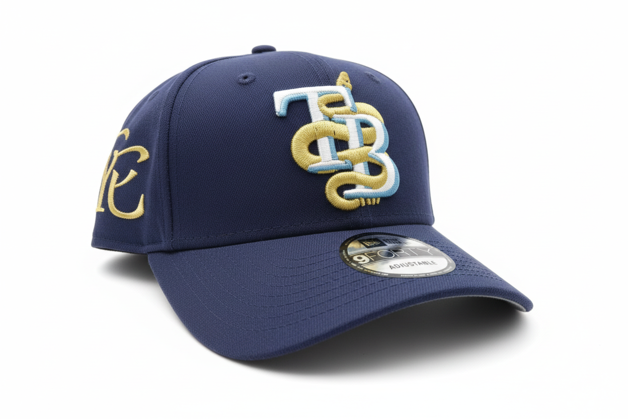 Rare Tampa Bay Rays 2025 Year Of The Snake New Era 9Forty Adjustable Hat