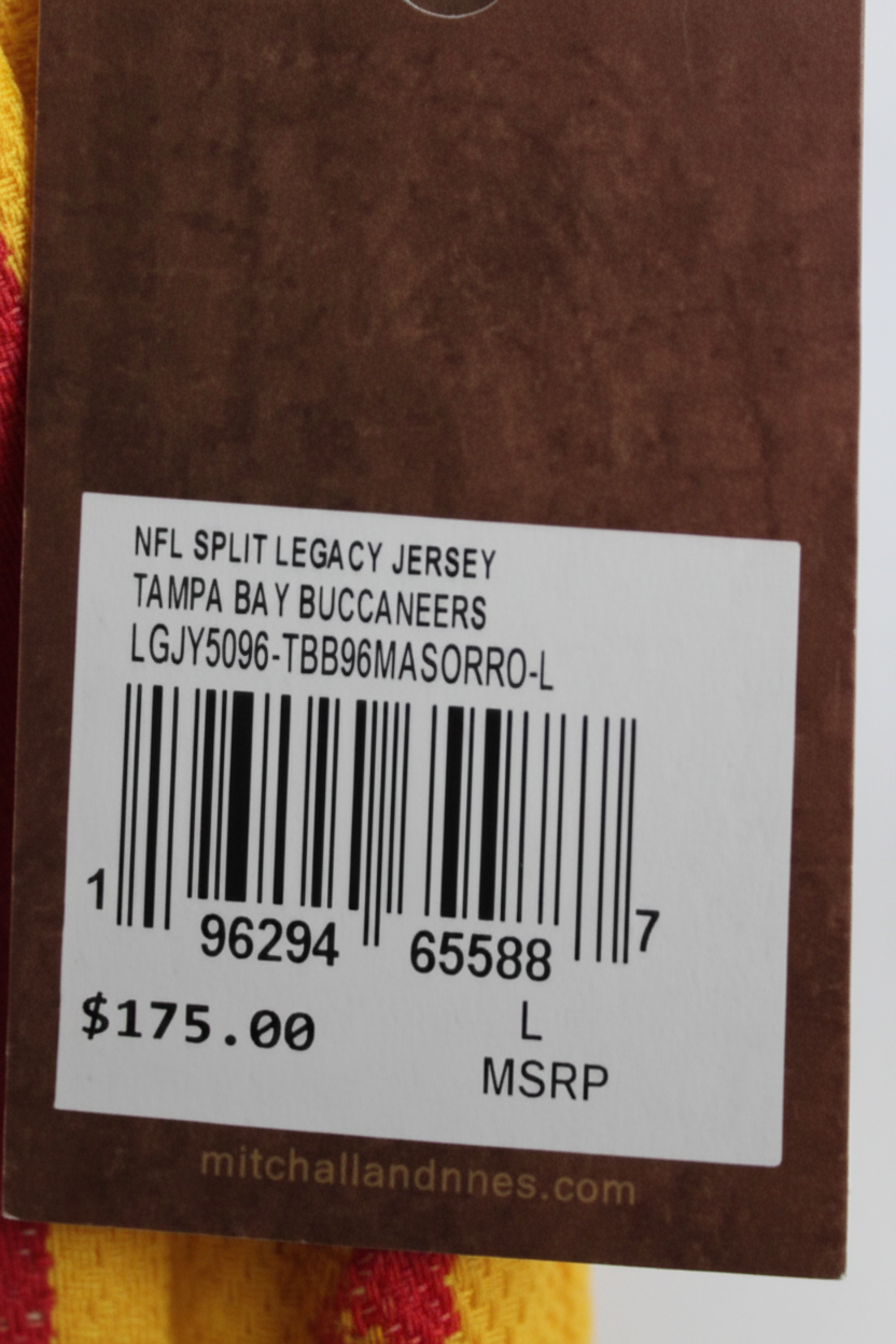Mens Tampa Bay Buccaneers Mitchell & Ness Legacy Split Jersey