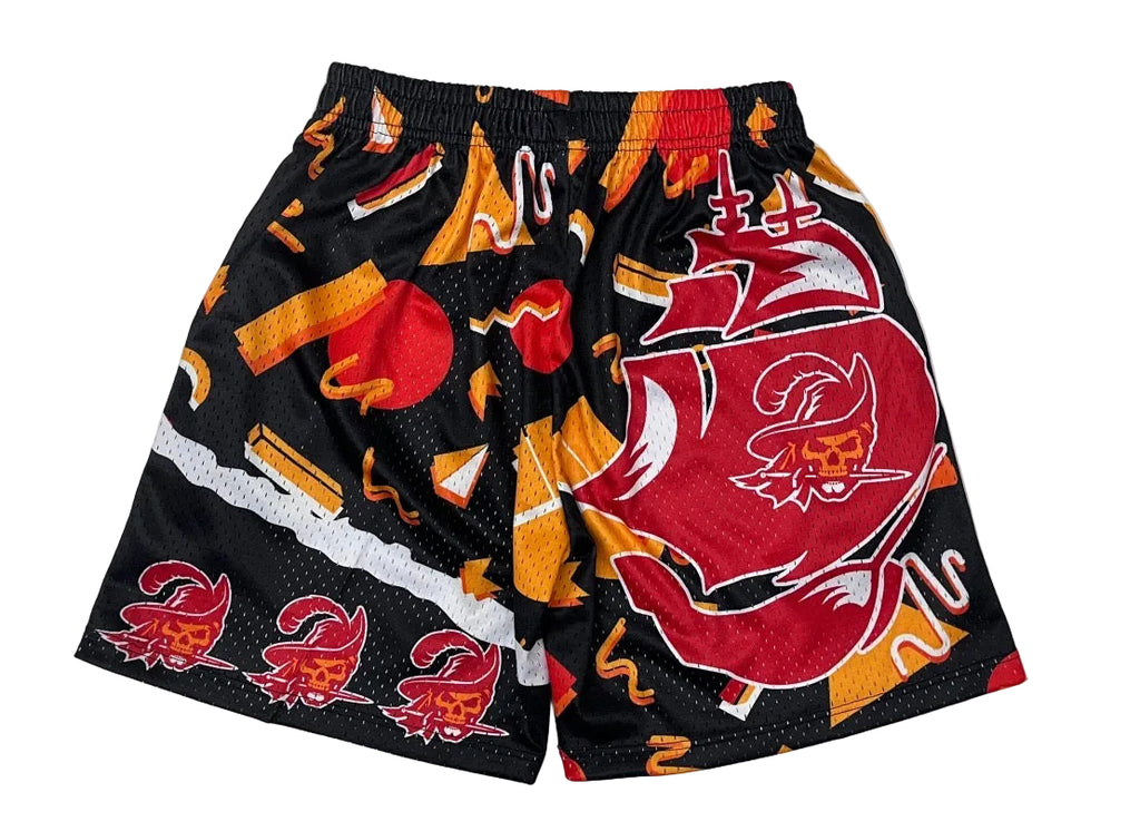Tampa Bay Creamsicle Retro 90's Themed Mens Mesh Shorts