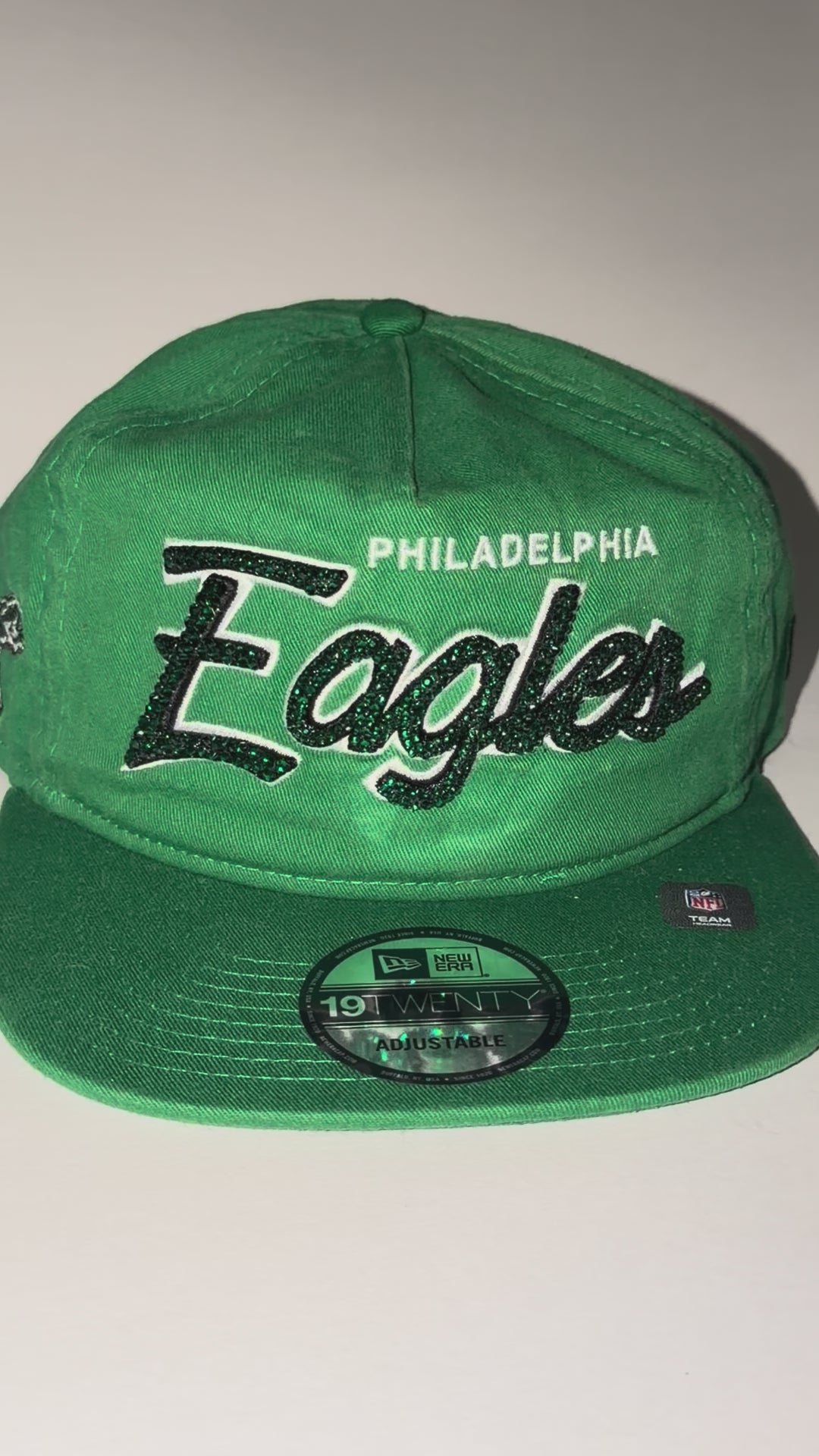 Philadelphia Eagles New Era 19Twenty Custom Rhinestone Hat